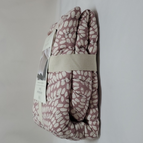 🎉$3 WITH PURCHASE🎉Threshold STD Boho Reversible Matelasse Swirl Quilted  Sham - Picture 15 of 16